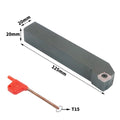 75° Sckcl 2020k09 20mm×125mm Cnc External Turning Tool Holder +