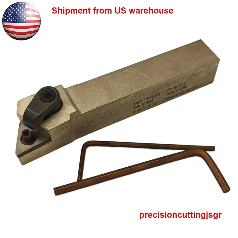 5/8" Shank 100mm Long Mtjnr 5/8 H16 Lathe Turn Holder For Tnmg331