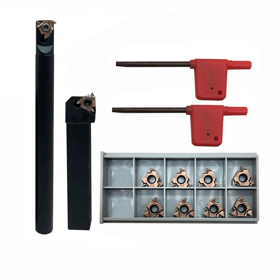 5/8" Sel1616h16 Lathe Tool Holder+ 16irag60 Carbide Threading Turning