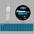 Exceptional Handling Transparent Fishing Line 100m Fluorocarbon Leader