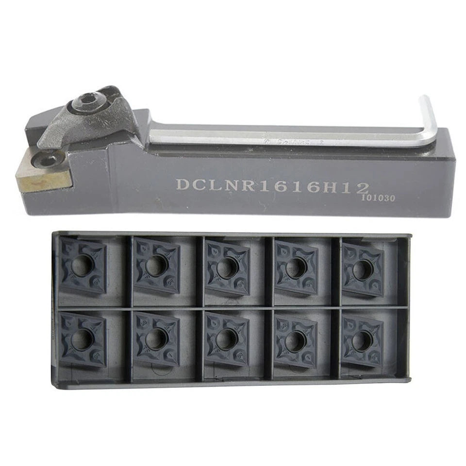 Dclnr1616h12 16×100mm External Turning Toolholder + Cnmg120404-tf