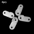 Closet Rod Brackets Furniture Hanger Rail Round Stainless Steel