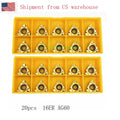 16er Ag60 Carbide Insert Threading Inserts For Ser1616h16 Lathe