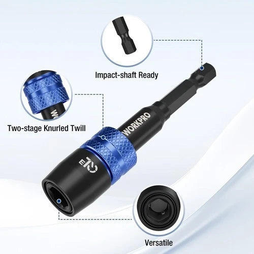 Workpro Drill Screwdriver Bit Holder 3" Drill Bit Extension For