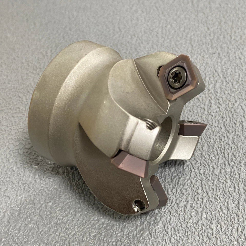 45° Km12 50-22-4t 50mm 4 Flute Face Milling Cutter Tool + Sekt1204