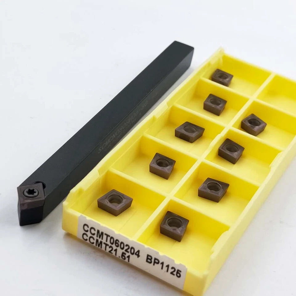 Ccmt21.51 Ccmt060204 Carbide Insert +Lathe Turn Tool