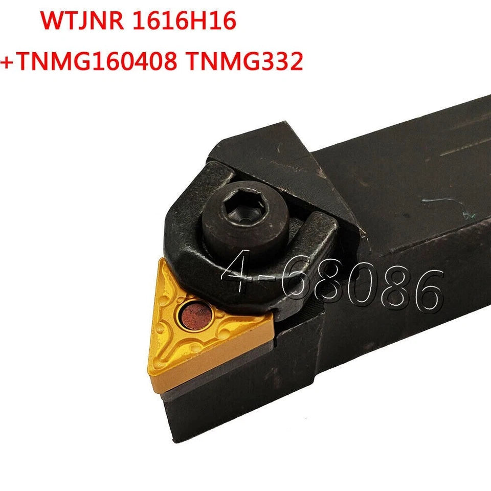 Wtjnr 1616h16 16*100mm Lathe Turning Tool Holder Indexable +2p