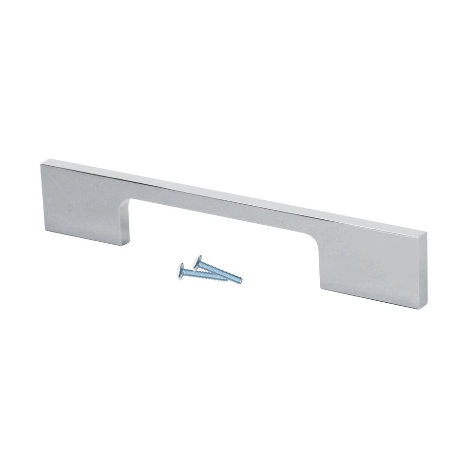 Modern Gap 3-25/32" (96mm) Center To Center Chrome Cabinet Handle