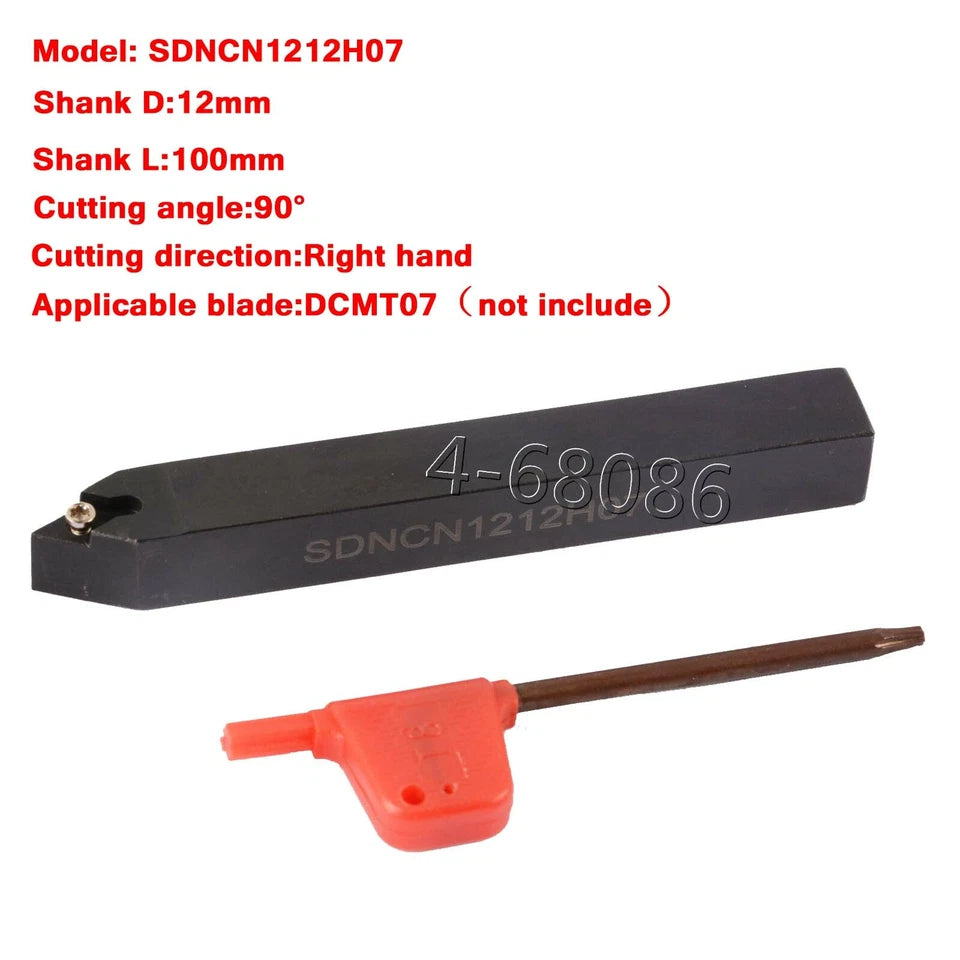 New Sdncn1212h07 12x100mm Lathe External Turning Tool Holder For