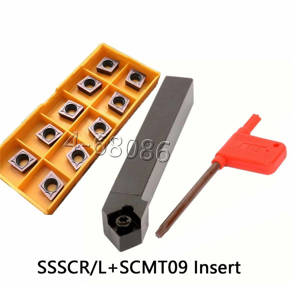 Scmt09t304 Carbide Insert +Ssscr2020k09 20x125 Lathe Turning Tool