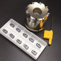 <Wbr/>t Face Shell Mill Cutter + 10* Lnmu0303zer Inserts