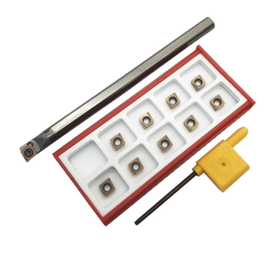 Solid Carbide C08k-sclcr06 Indexable Lathe Boring Bar 8 Mm Shank +